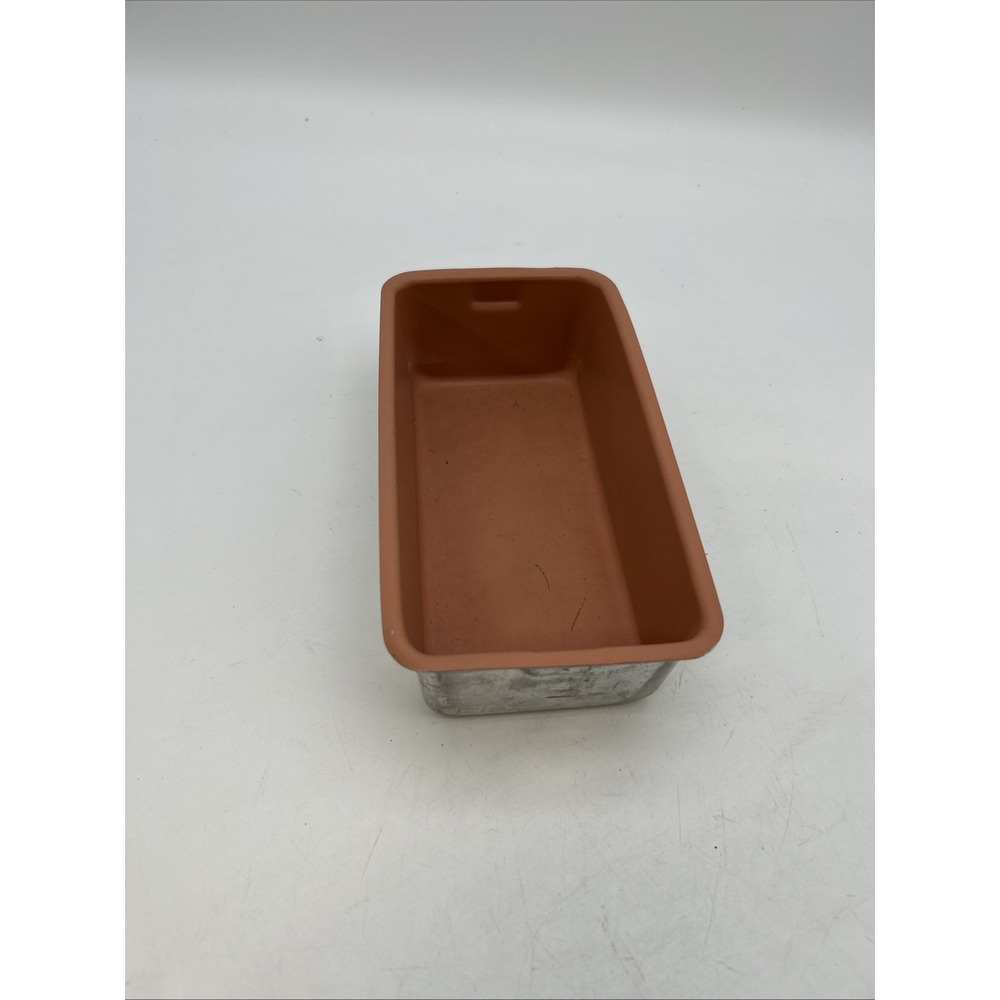 Vintage Aluminum Non Stick Teflon Loaf Pan 73/8" x 35/8" x 2-1/4"mirro